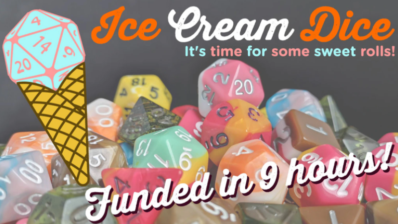 Ice Cream Dice - Funded on Kickstarter in less than 9 hours!